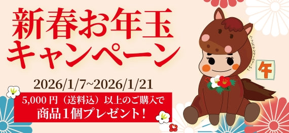 【キャンペーン】新春お年玉キャンペーン🎍