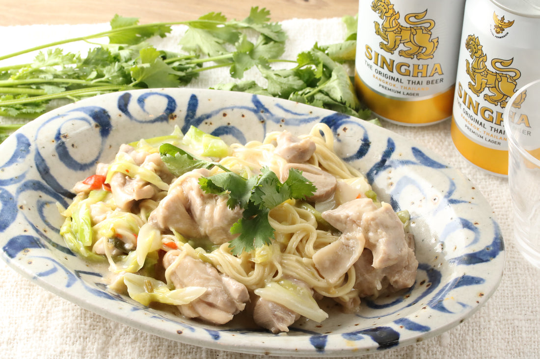 トムカーガイで簡単！まろやかなタイ風焼きラーメンはいかがですか？