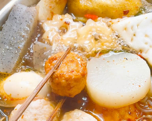 タイ料理レシピ ハーブとスパイスが効いた【タイ風おでん】
