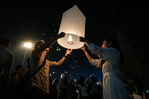 タイのお祭り　ロイクラトン祭り