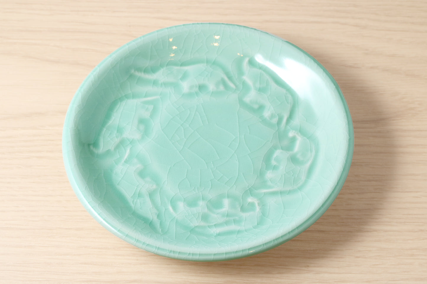 【セラドン焼】中皿（Φ１7ｃｍ）