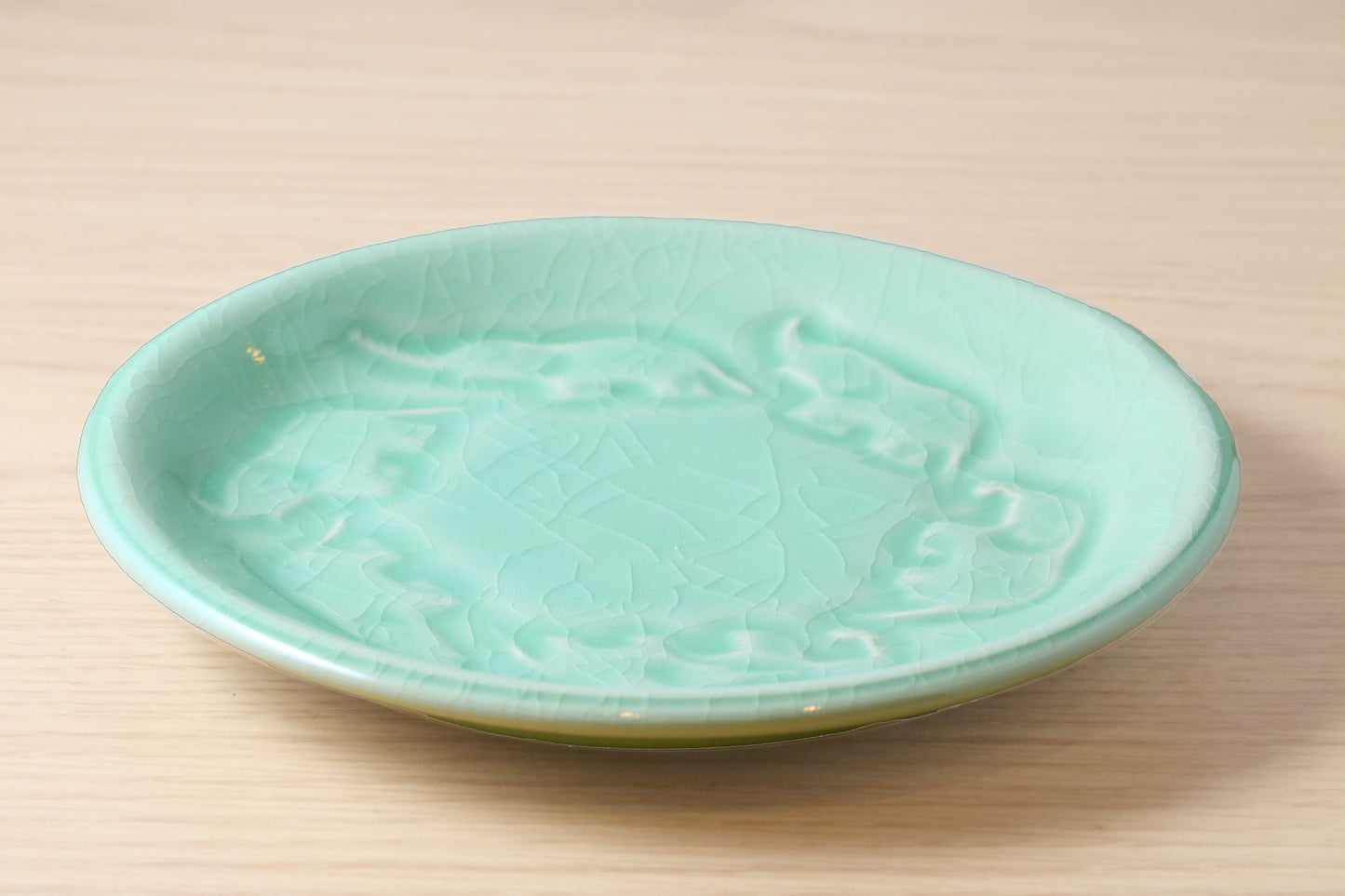 【セラドン焼】中皿（Φ１7ｃｍ）