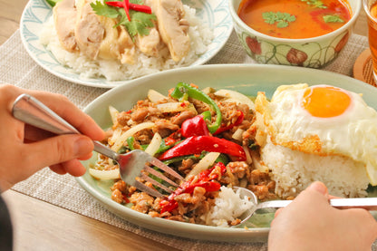【ジャスミンライス付き】ガパオライス กะเพราไก่พร้อมข้าวสวย