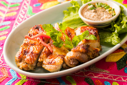 【セラドン焼】ヤム皿　（楕円／小）