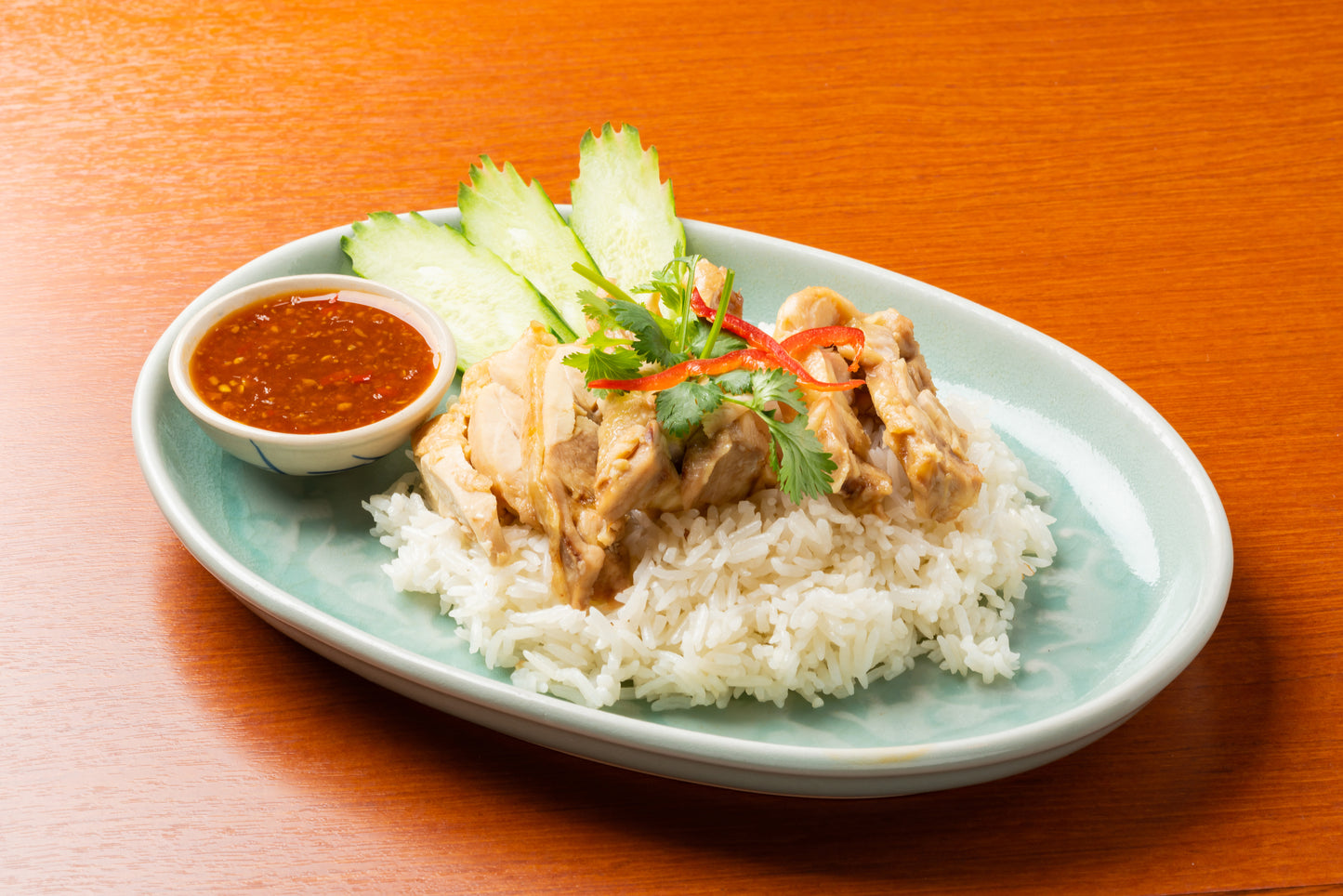 カオマンガイ(タイ風茹で鶏炊き込みご飯)※タレ付き ข้าวมันไก่