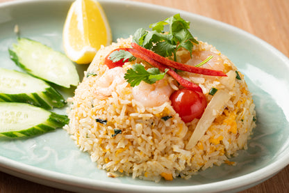 カオパットクン（エビ入りあっさりチャーハン）ข้าวผัดกุ้ง