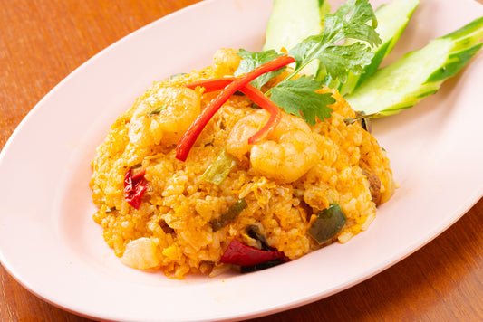 カオパットトムヤム（トムヤム味のチャーハン）ข้าวผัดต้มยำ